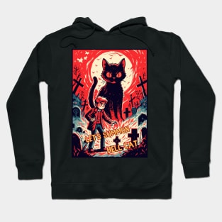 Let's summon hell cat Hoodie